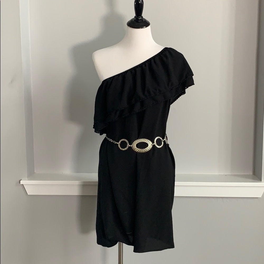Little black western dress
